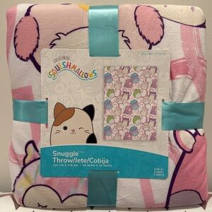 NEW Squishmallow Snuggle Throw Blanket 50" x 70"